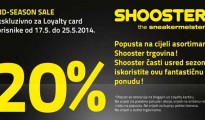 Shooster vikend akcija Shooster mid season sale