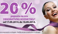 Popust na svu dekorativnu kozmetiku u Mulleru! Popust na svu dekorativnu kozmetiku u Mulleru!