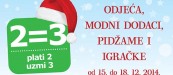 Mana akcija uzmi 3 plati 2 prosinac 2014 Mana akcija uzmi 3 plati 2 prosinac 2014