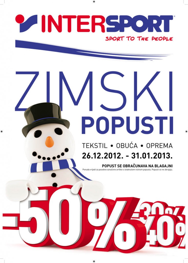 Intersport zimski popusti