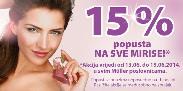 Muller popust na sve parfeme lipanj 2014